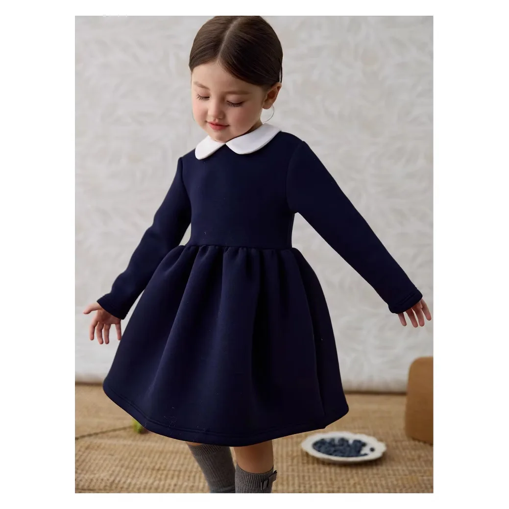 Baby Clothing High End - Baby Mädchen Kleid Mode Langarm Reine