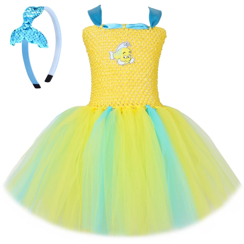 Baby Clothing Dresser - Flunder Clownfisch Tutu Kleid Mädchen Ozean